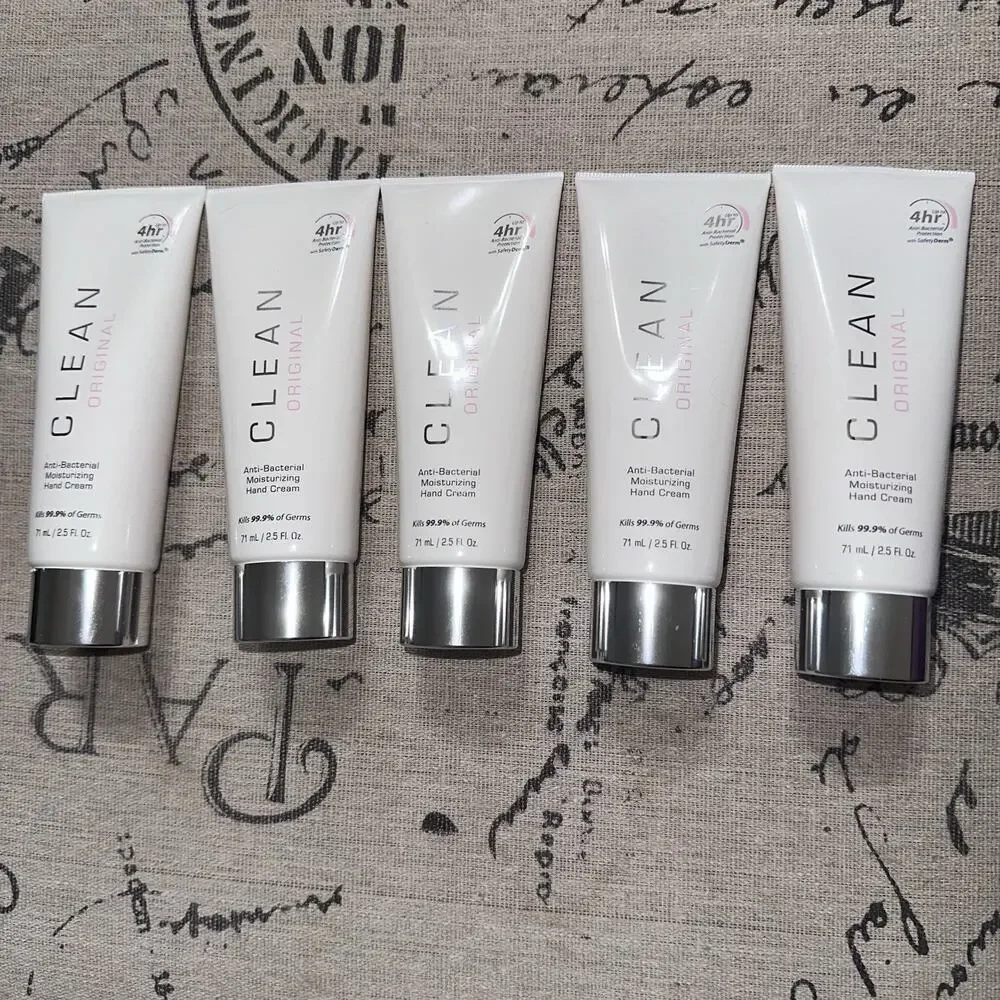 BRAND NEW CLEAN Lot Of 5 Tubes ORIGINAL Moisturizer Sanitation Hand Cream 2.5 Oz